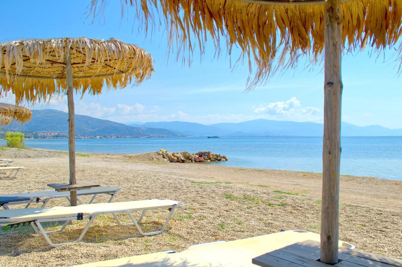 Epipleon Luxury Suites -105- Δωμάτιο 35Τμ Με Βεράντα 35Τμ Μπροστά Στη Θάλασσα Nafpaktos Екстериор снимка